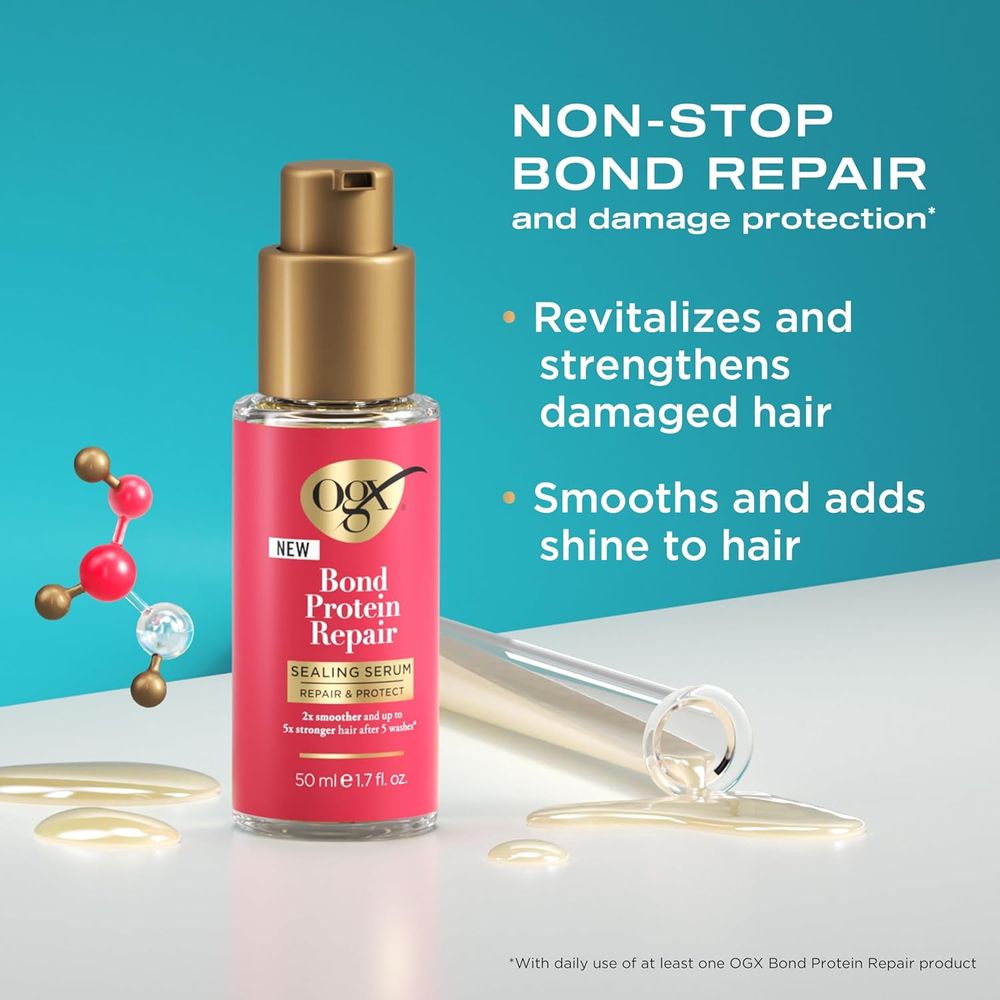 OGX Repair and Protect Bond Protein Sealing Hair Serum - 1.7 fl oz