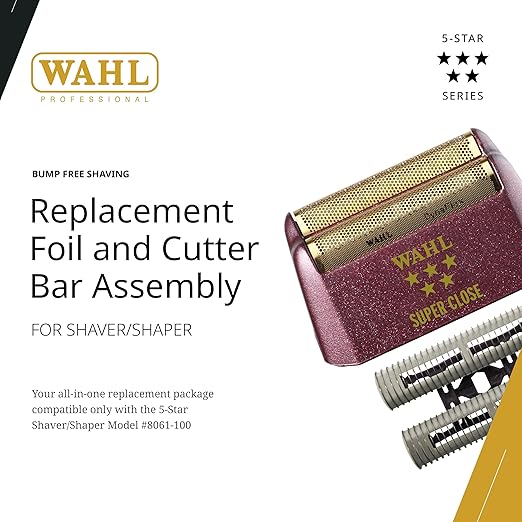 Wahl 5 Star Shaver Replacement – Gold Foil - Beauty Exchange Beauty Supply
