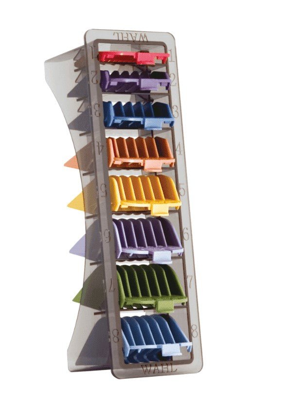 Wahl Colour Cutting Guides Set Plastic Comb Attachments – 8 Pack - Beauty Exchange Beauty Supply