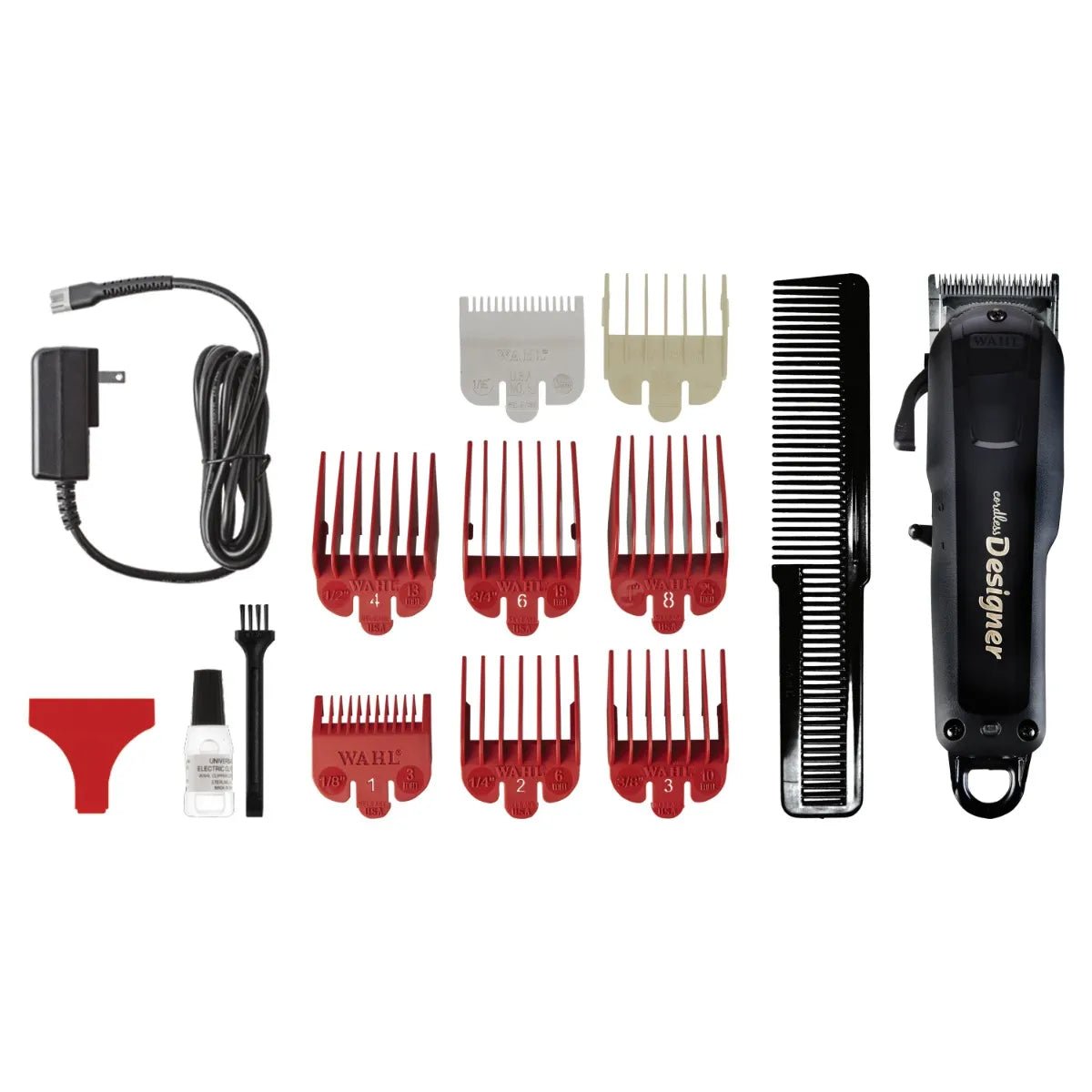 Wahl Cordless Designer Clipper – Black - Beauty Exchange Beauty Supply
