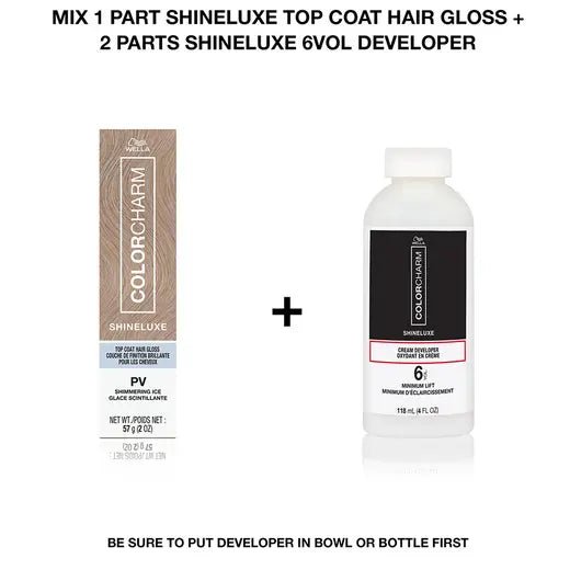 Wella Color Charm ShineLuxe Top Coat Hair Gloss – 2oz - Beauty Exchange Beauty Supply