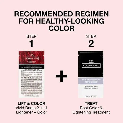 Wella Color Charm Vivid Darks Pigmented Lightener Sachet – 1oz - Beauty Exchange Beauty Supply