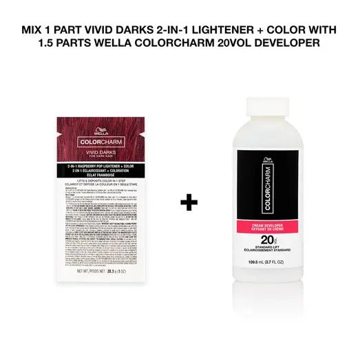 Wella Color Charm Vivid Darks Pigmented Lightener Sachet – 1oz - Beauty Exchange Beauty Supply