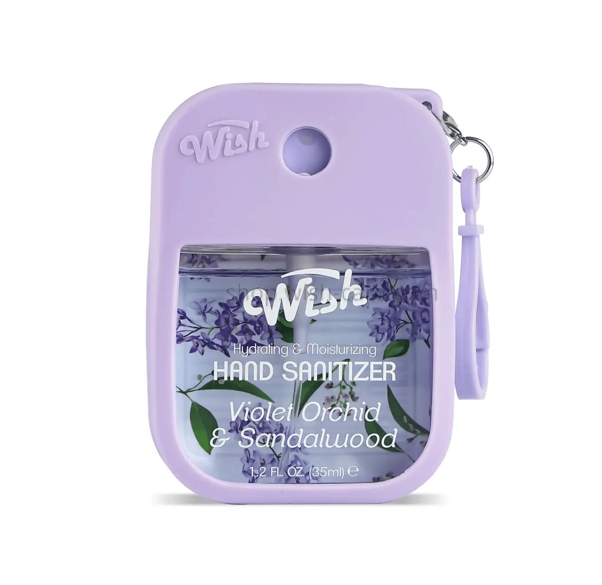 Wish Sanitizer Spray Keychain with Silicone Case - 1.2oz - Beauty Exchange Beauty Supply