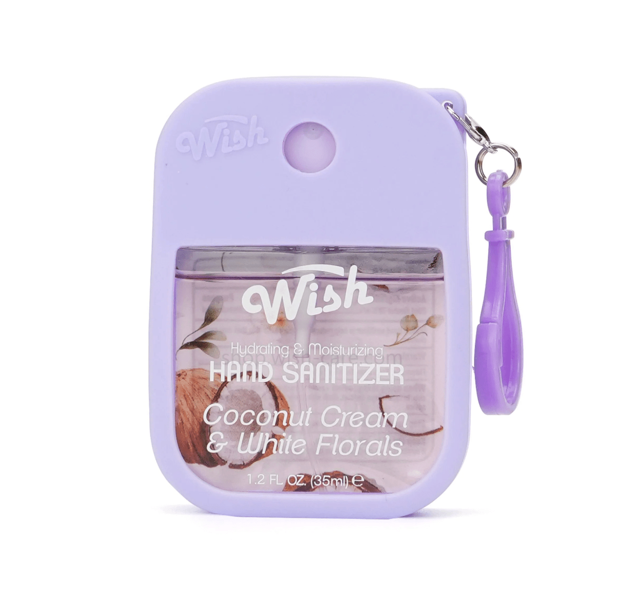 Wish Sanitizer Spray Keychain with Silicone Case - 1.2oz - Beauty Exchange Beauty Supply