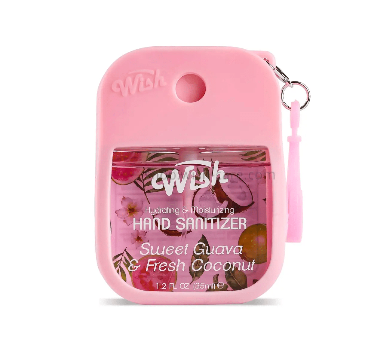 Wish Sanitizer Spray Keychain with Silicone Case - 1.2oz - Beauty Exchange Beauty Supply