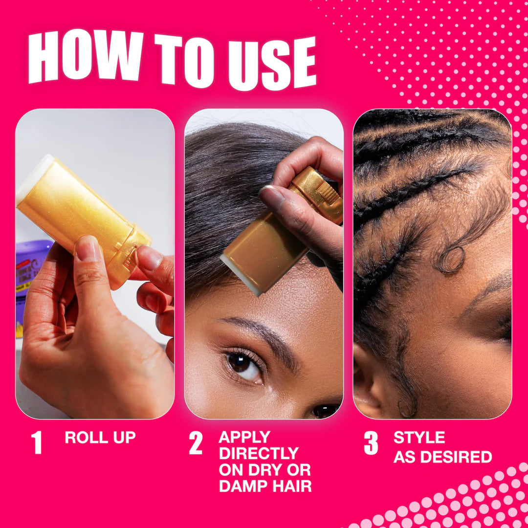 Ebin 24 Hour Edge Tamer Hair Sleek Stick - 0.53oz