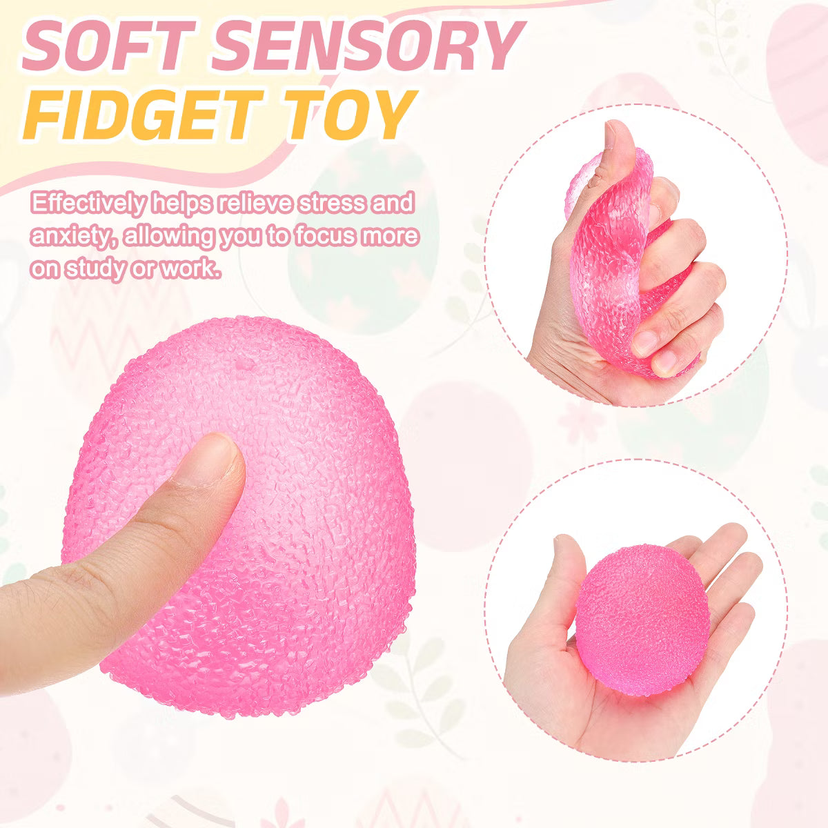 Squishy Textured Candy Stress Balls