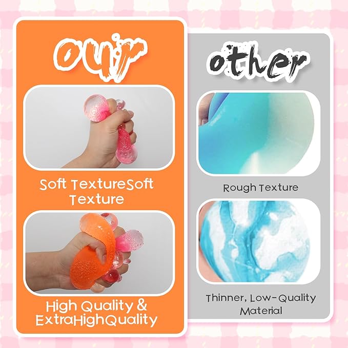Squishy Textured Candy Stress Balls