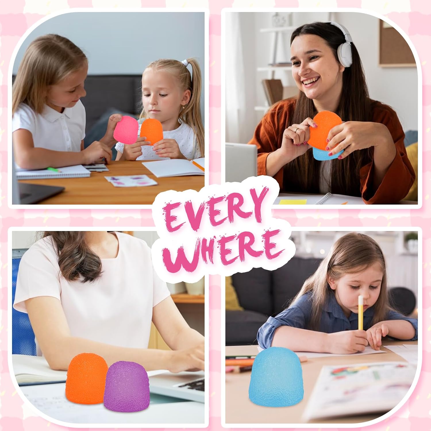Squishy Textured Candy Stress Balls