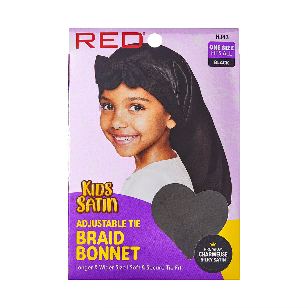 Red by Kiss Kids Adjustable Tie Bonnet