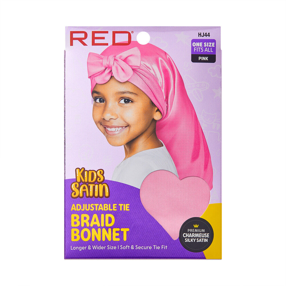 Red by Kiss Kids Adjustable Tie Bonnet