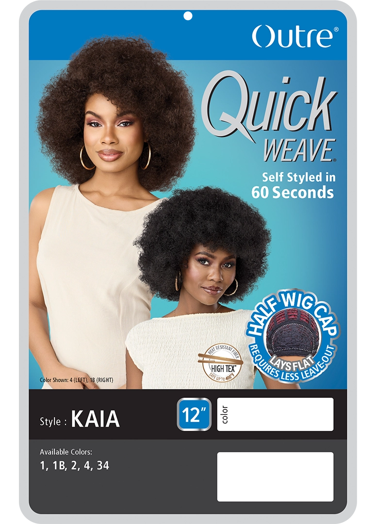 Outre Quick Weave Synthetic Half Wig – Kaia