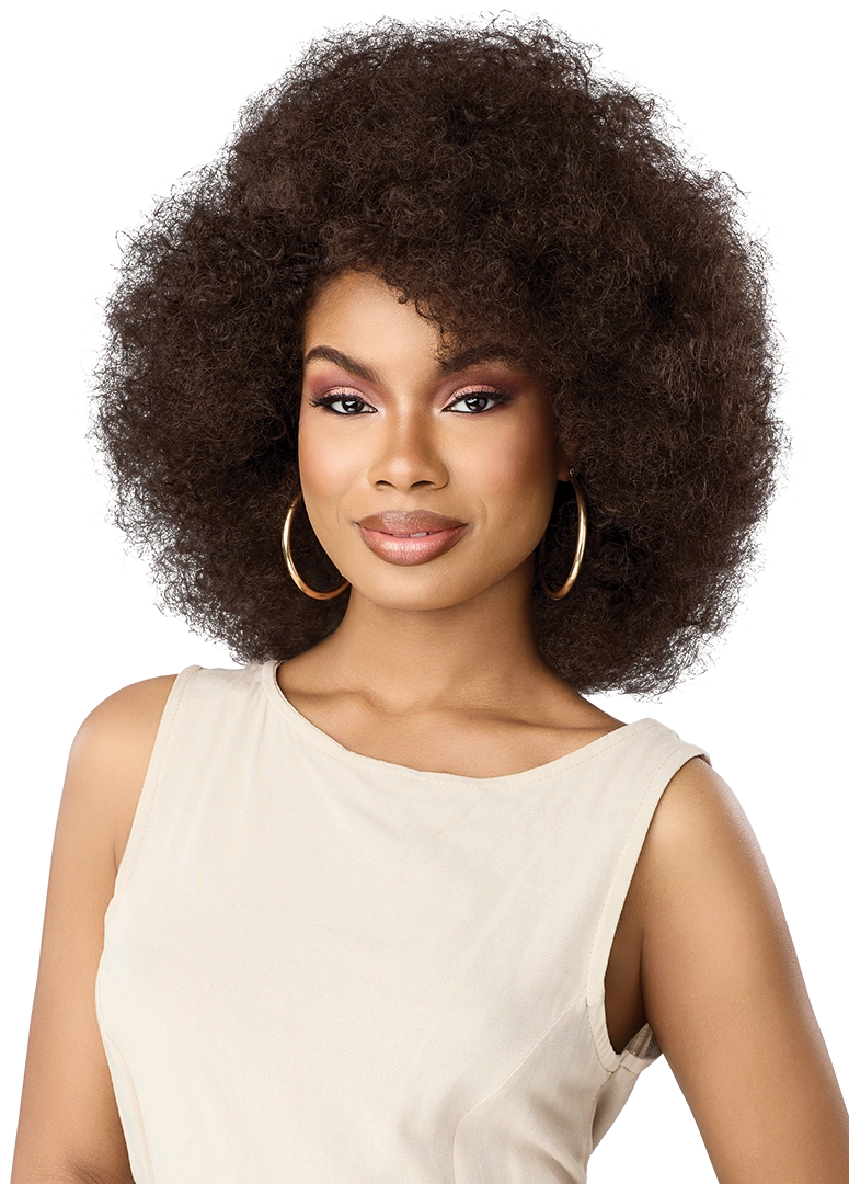 Outre Quick Weave Synthetic Half Wig – Kaia