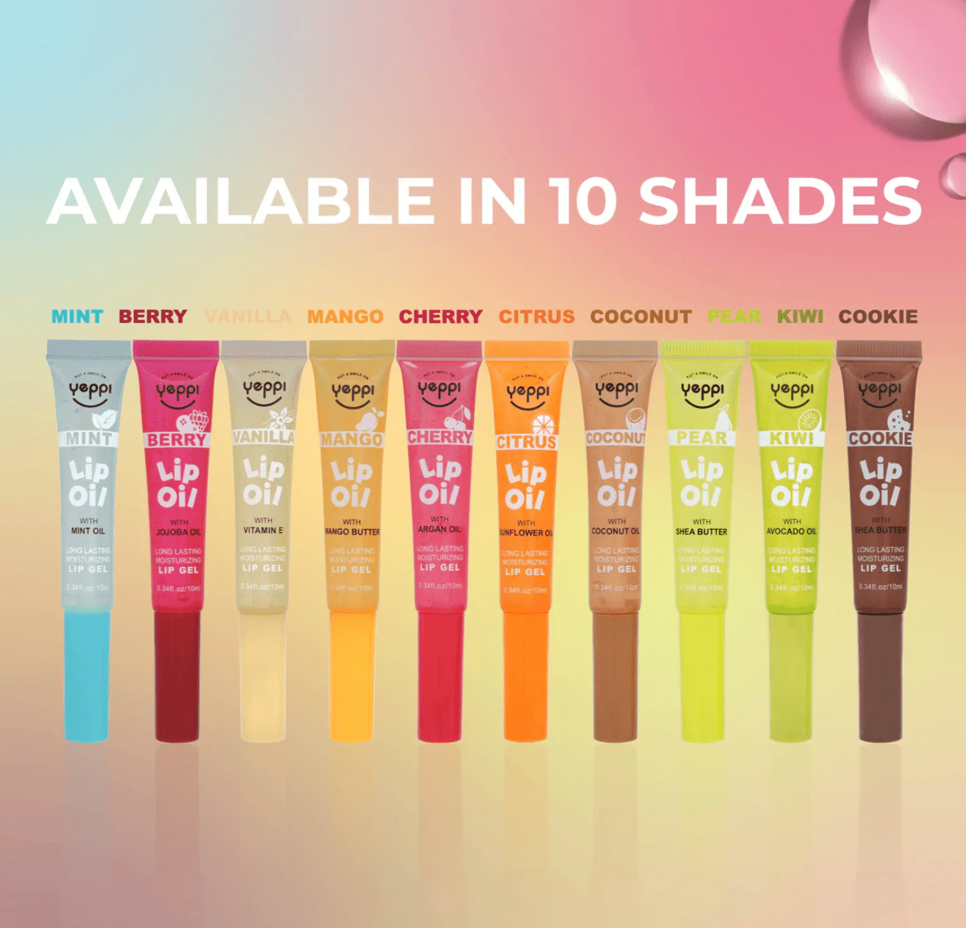 Yeppi Tube Lip Oil - 10ml - Beauty Exchange Beauty Supply