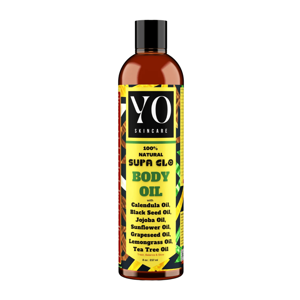 YO Skincare Supa Glo Body Oil – 8 oz - Beauty Exchange Beauty Supply
