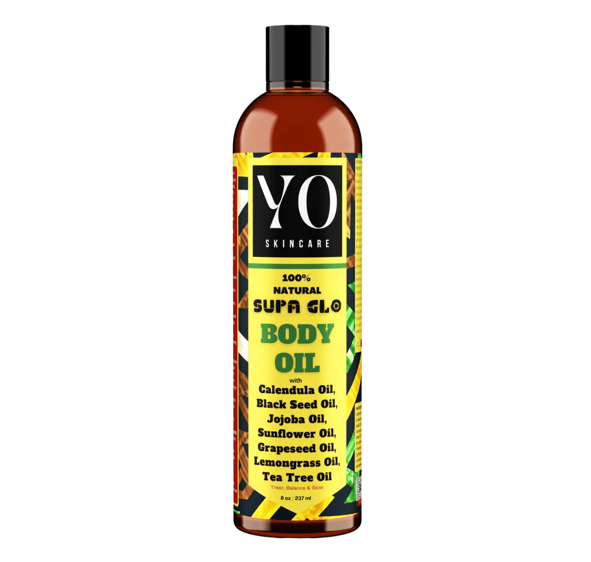 YO Skincare Supa Glo Body Oil – 8 oz - Beauty Exchange Beauty Supply