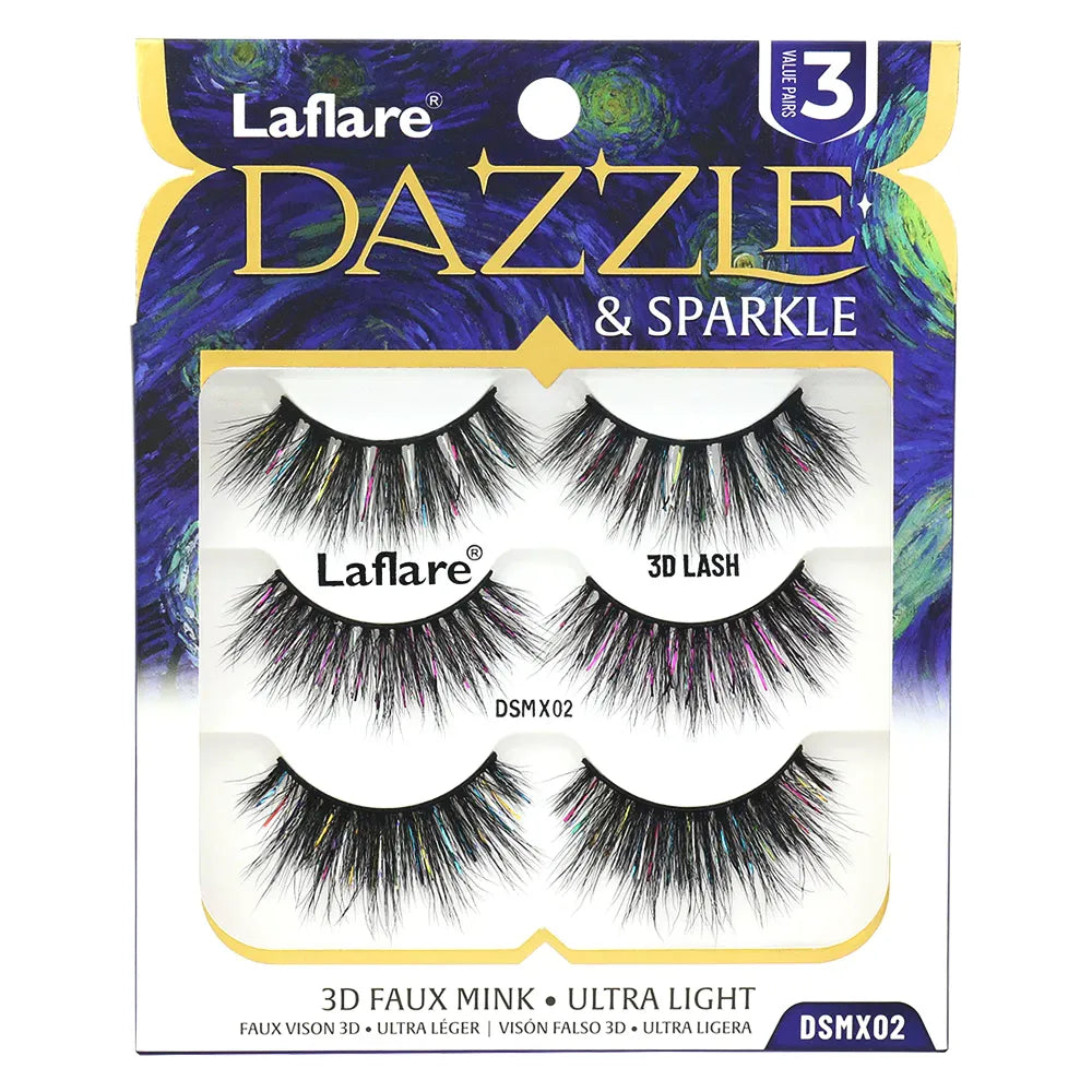 Laflare Dazzle & Sparkle – Colorful & Glitter Eyelashes