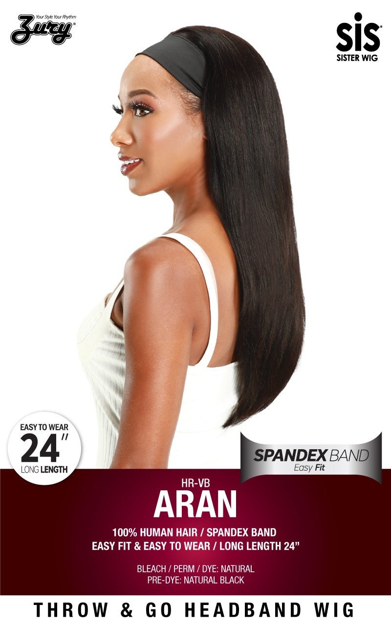 Zury Sis 100% Human Hair Throw & Go Headband Wig – Aran - Beauty Exchange Beauty Supply