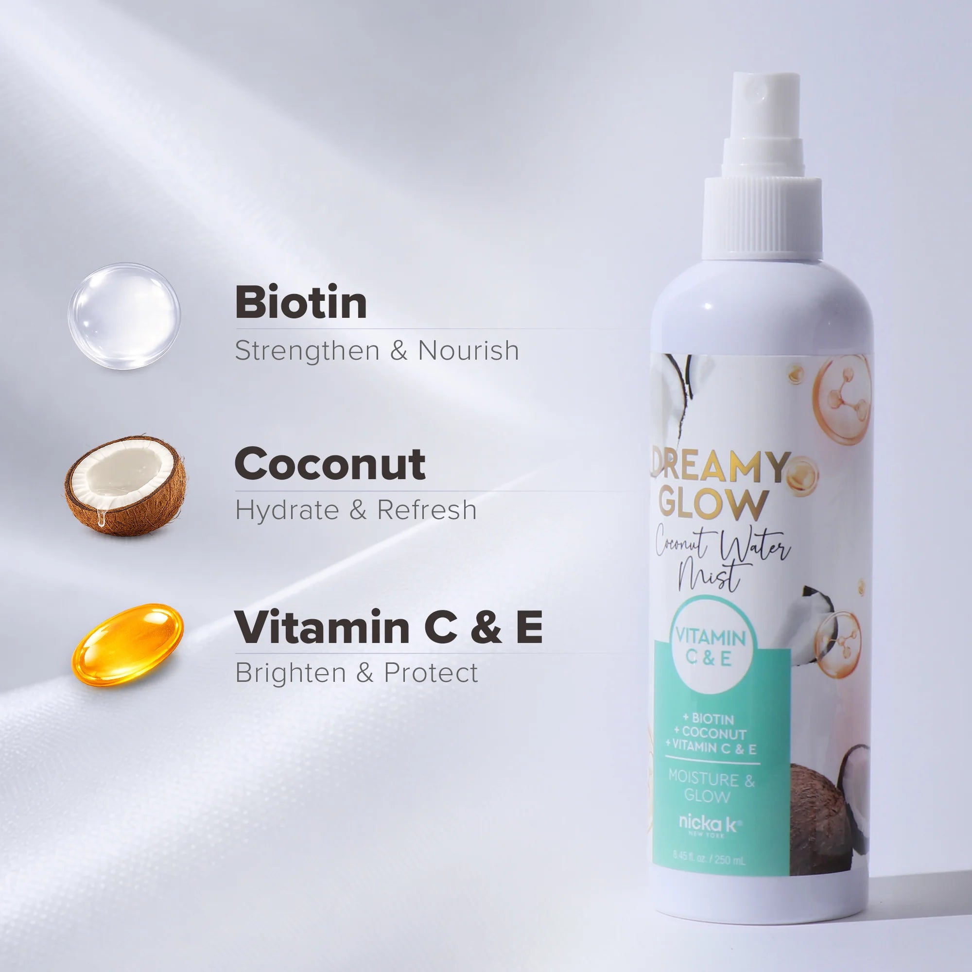 Absolute New York Dreamy Glow Face & Hair Mist – 8.45oz