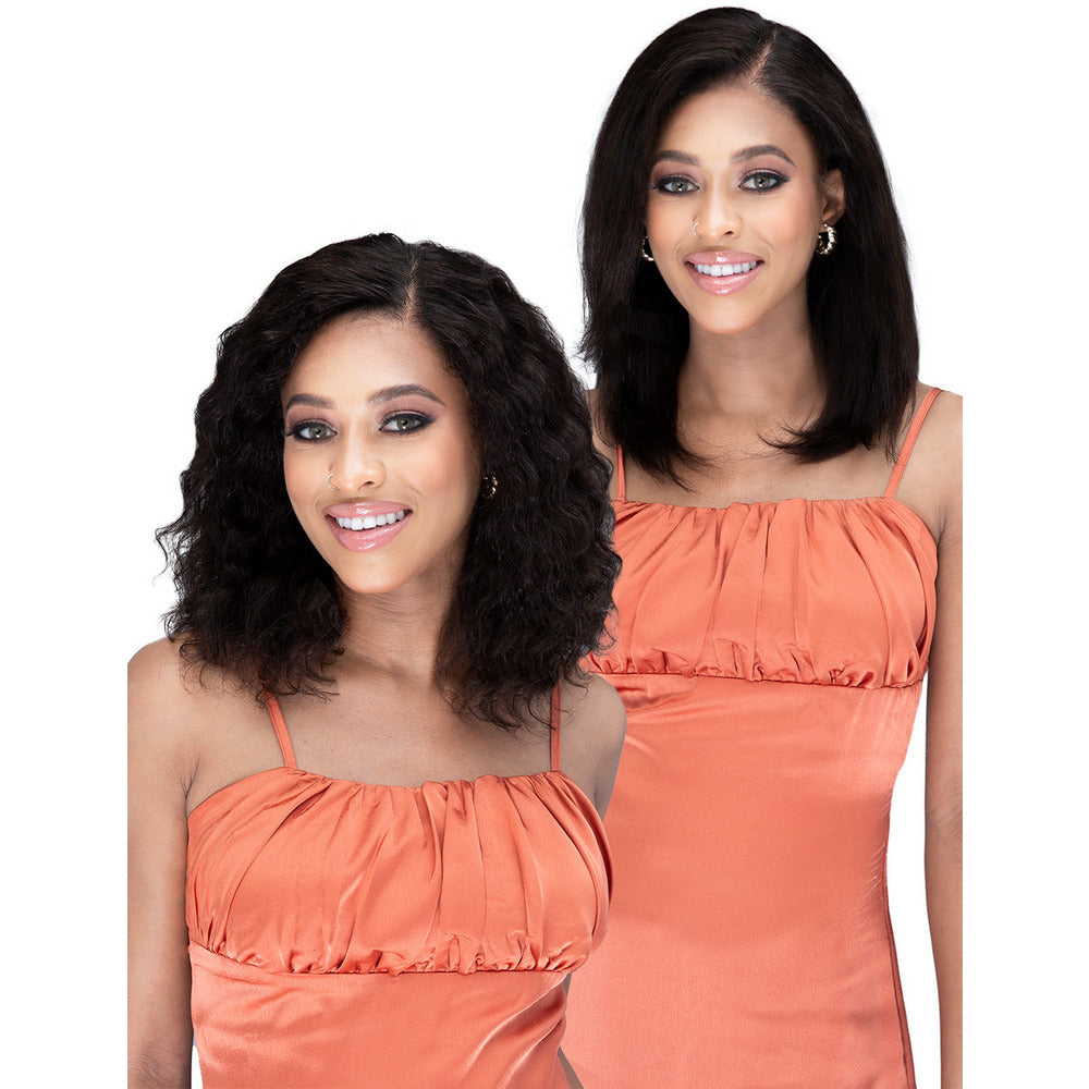 Bobbi Boss 100% Unprocessed Human Hair Wet and Wavy 13x4 HD Lace Front Wig -  MHLF532 HAILEY