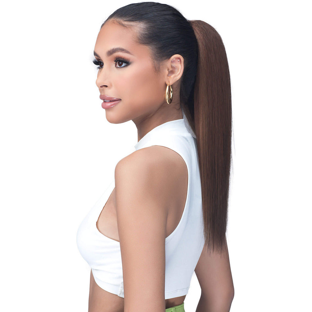 Laude & Co. Instant Style Synthetic Drawstring Ponytail - UPP001-18 Straight 18