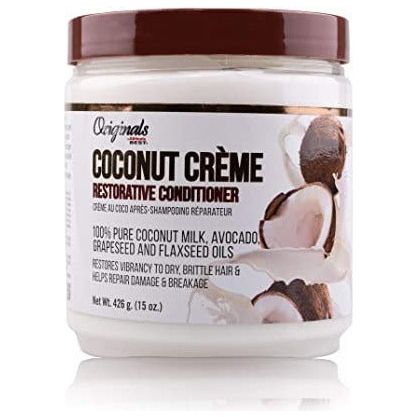 Africa's Best Originals Coconut Creme - Restorative Hair Conditioner 15 oz - Beauty Exchange Beauty Supply