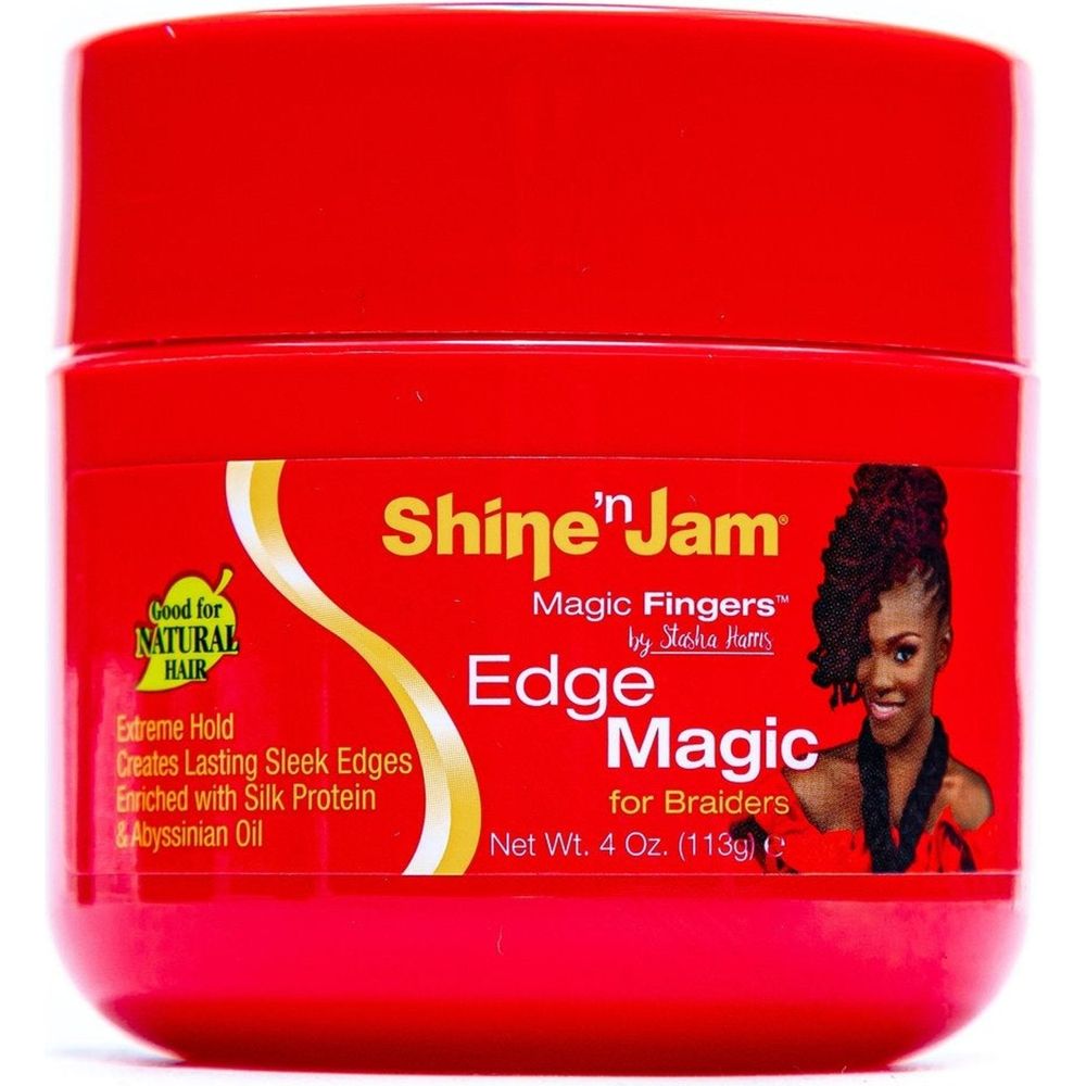 Ampro Shine 'N Jam Conditioning Gel Magic Fingers Edge Magic For Braiders - Beauty Exchange Beauty Supply