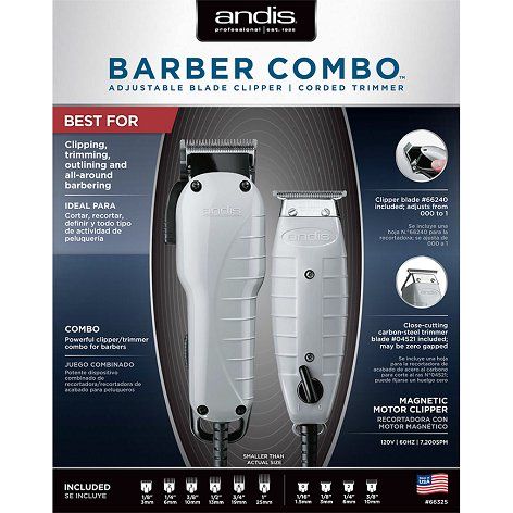 Andis Professional Barber Combo- Powerful Clipper and Trimmer Set - Beauty Exchange Beauty Supply