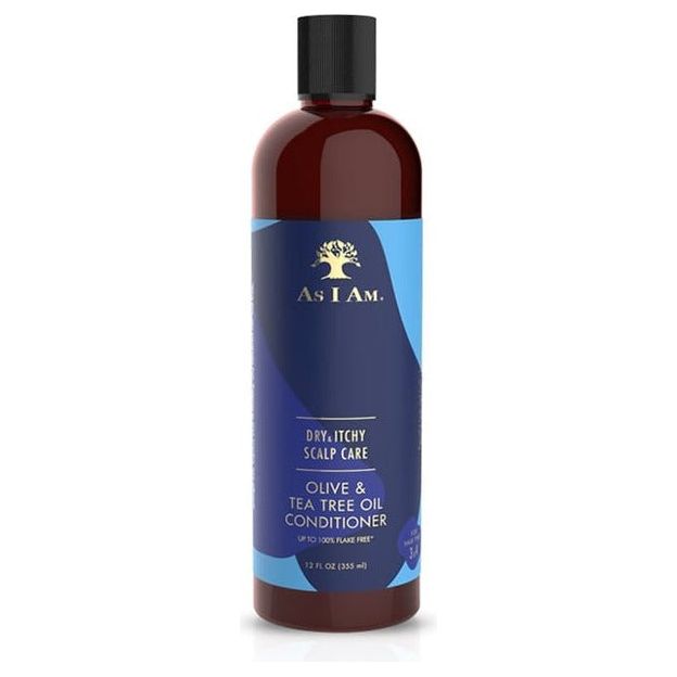 As I Am Dry & Itchy Scalp Care Olive & Tea Tree Dandruff Conditioner 12oz - Beauty Exchange Beauty Supply