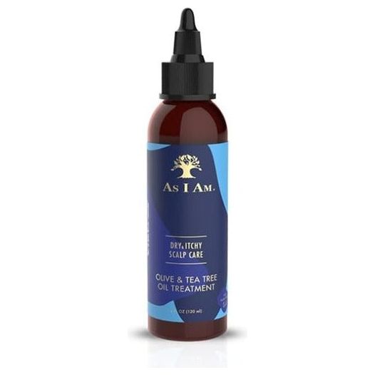 As I Am Dry & Itchy Scalp Care Olive & Tea Tree Dandruff Oil Treatment 4oz - Beauty Exchange Beauty Supply