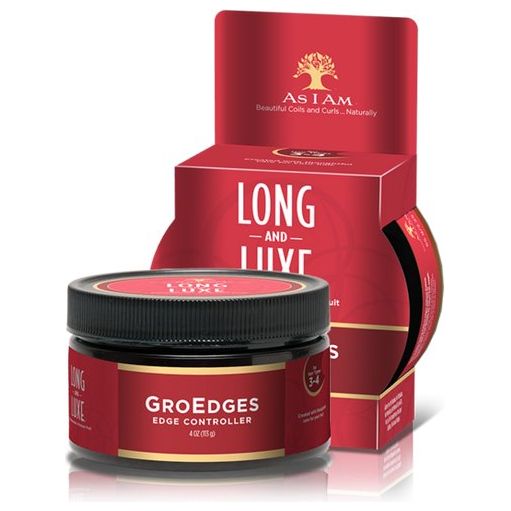 As I Am Long & Luxe Pomegranate & Passion Fruit Gro Edges 4oz - Beauty Exchange Beauty Supply