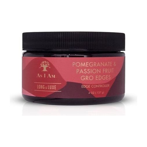 As I Am Long & Luxe Pomegranate & Passion Fruit Gro Edges 4oz - Beauty Exchange Beauty Supply