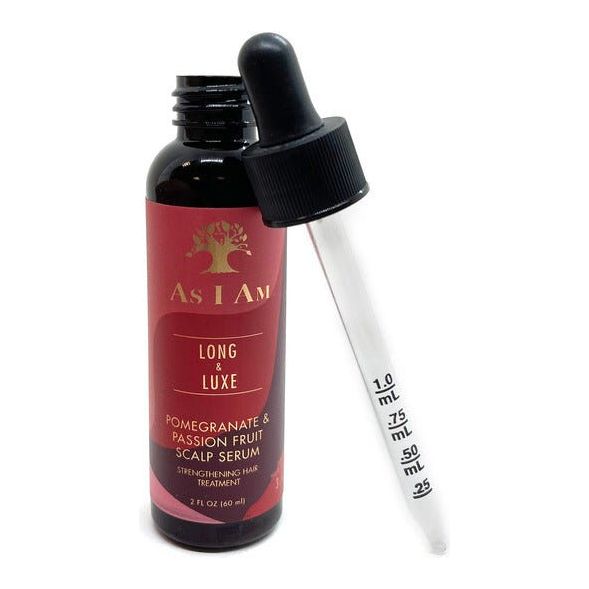 As I Am Long & Luxe Pomegranate & Passion Fruit Scalp Serum 2oz - Beauty Exchange Beauty Supply