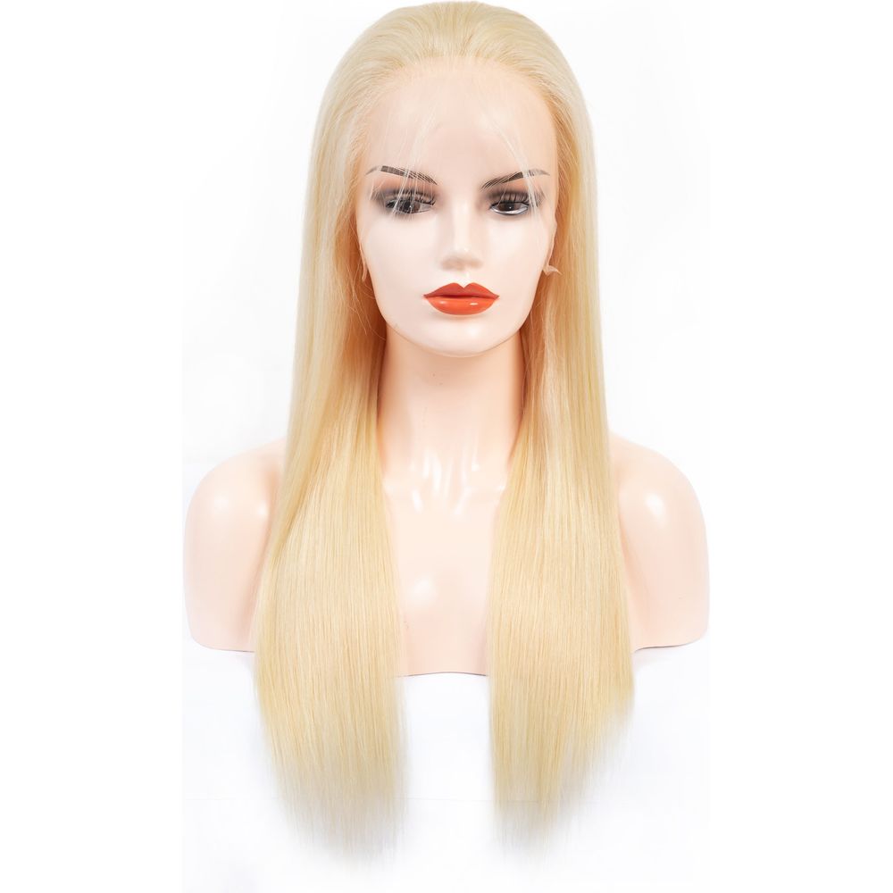 B & B Gold 100% Brazilian Human Hair 13x4 Lace Front Wig - 613 - Beauty Exchange Beauty Supply