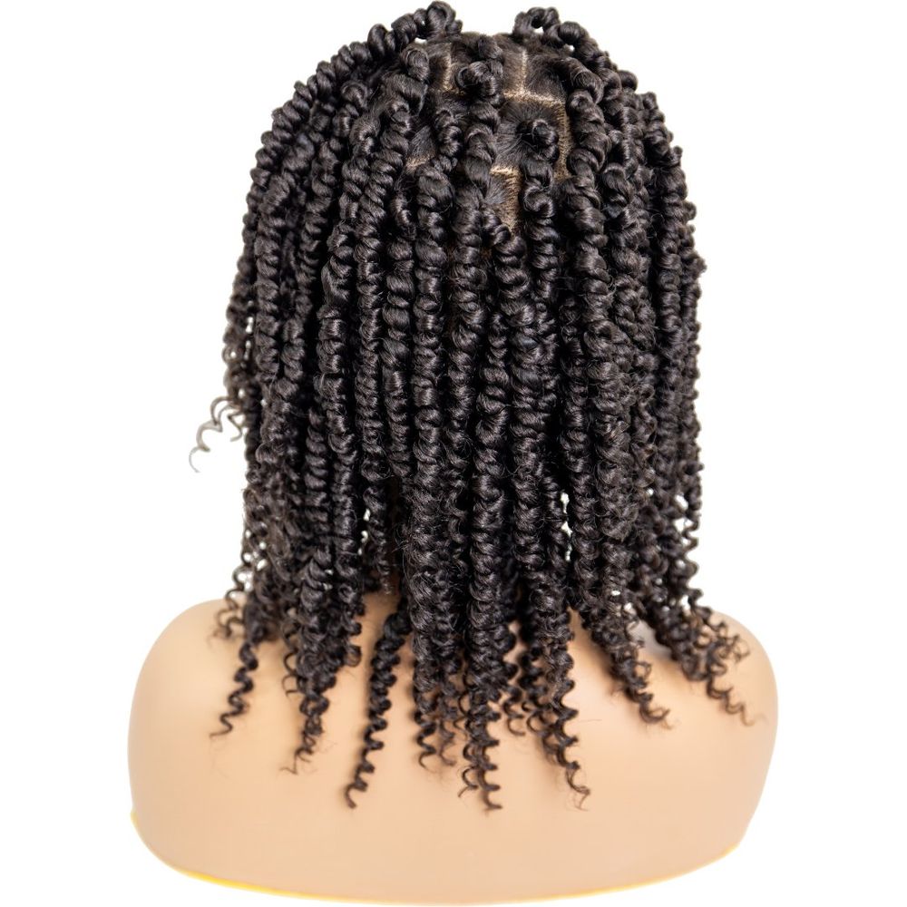 B & B Knotless Synthetic 100% Full HD Lace Wig - Spring Twist 12" - Beauty Exchange Beauty Supply