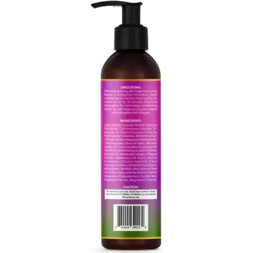 Blaq Luxury Sage & Lychee Repair and Strengthen Conditioner 12oz - Beauty Exchange Beauty Supply