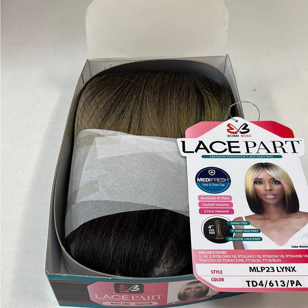 Bobbi Boss Boss Lace Synthetic 4" Deep Part Lace Wig - MLP23 Lynx - Beauty Exchange Beauty Supply