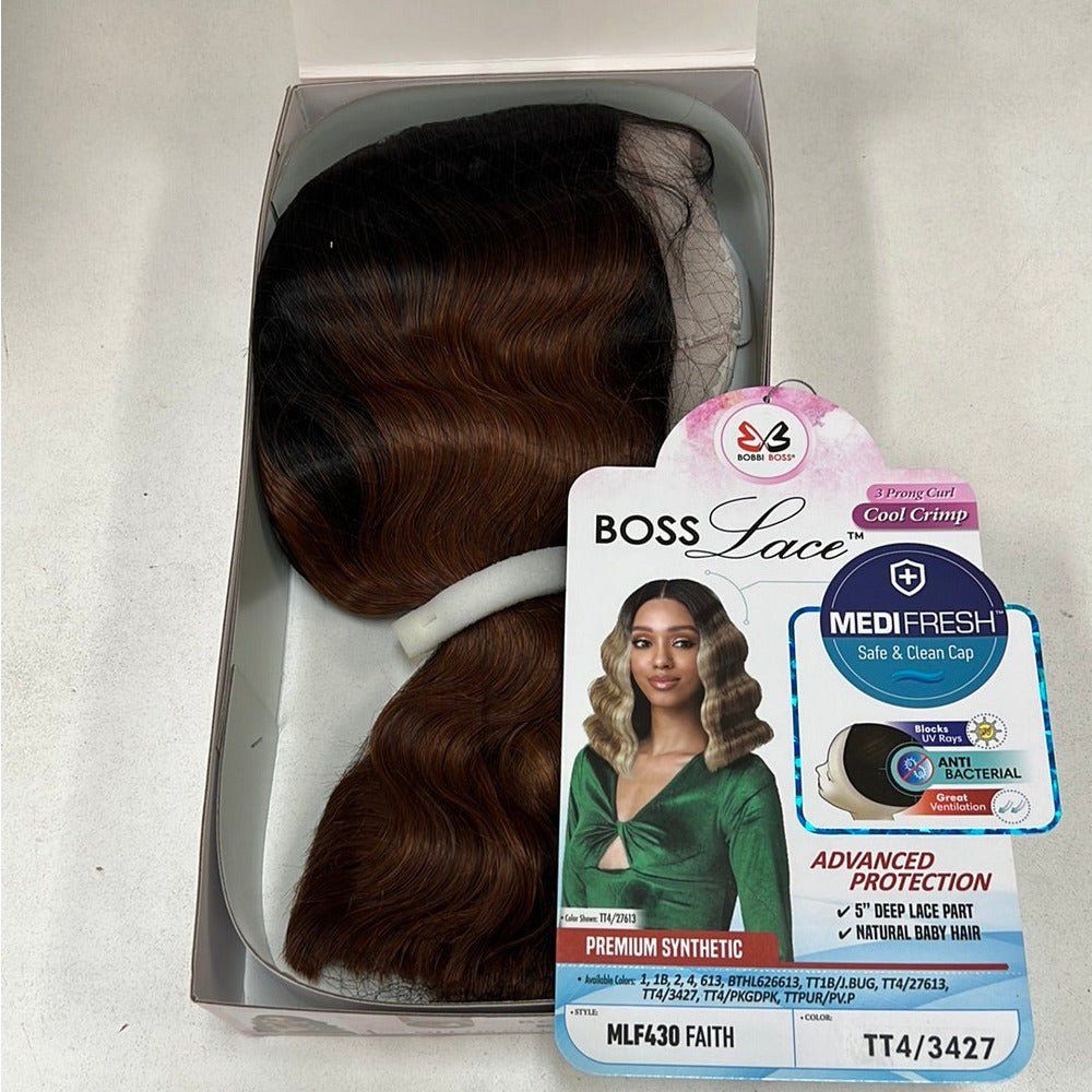 Bobbi Boss Boss Lace Synthetic Lace Front Wig - MLF430 Faith - Beauty Exchange Beauty Supply