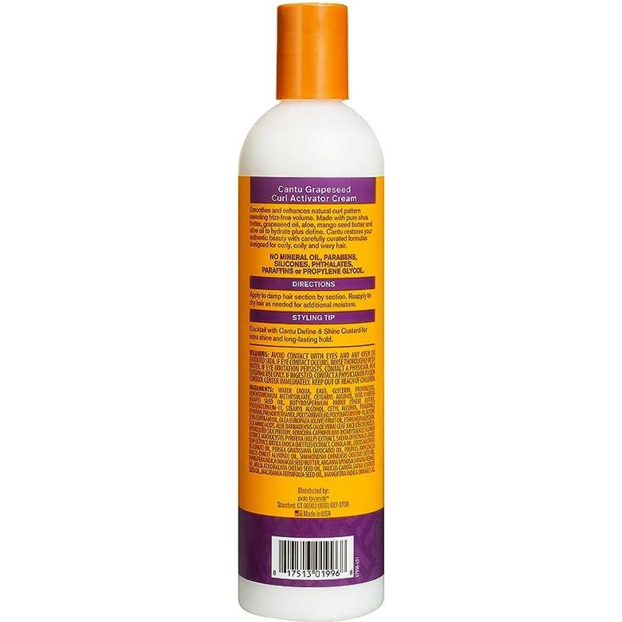 Cantu Grapeseed Strengthening Curl Activator 12oz - Beauty Exchange Beauty Supply
