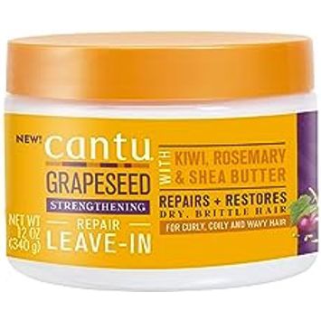Cantu Grapeseed Strengthening Leave-In Conditioning Cream 12oz - Beauty Exchange Beauty Supply