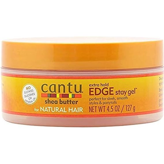 Cantu Shea Butter for Natural Hair Extra Hold Edge Stay Gel 2.25oz/4.5oz - Beauty Exchange Beauty Supply