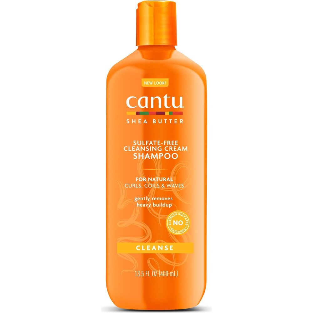 Cantu Shea Butter for Natural Hair Sulfate-Free Hydrating Cream Shampoo 13.5oz/25oz - Beauty Exchange Beauty Supply