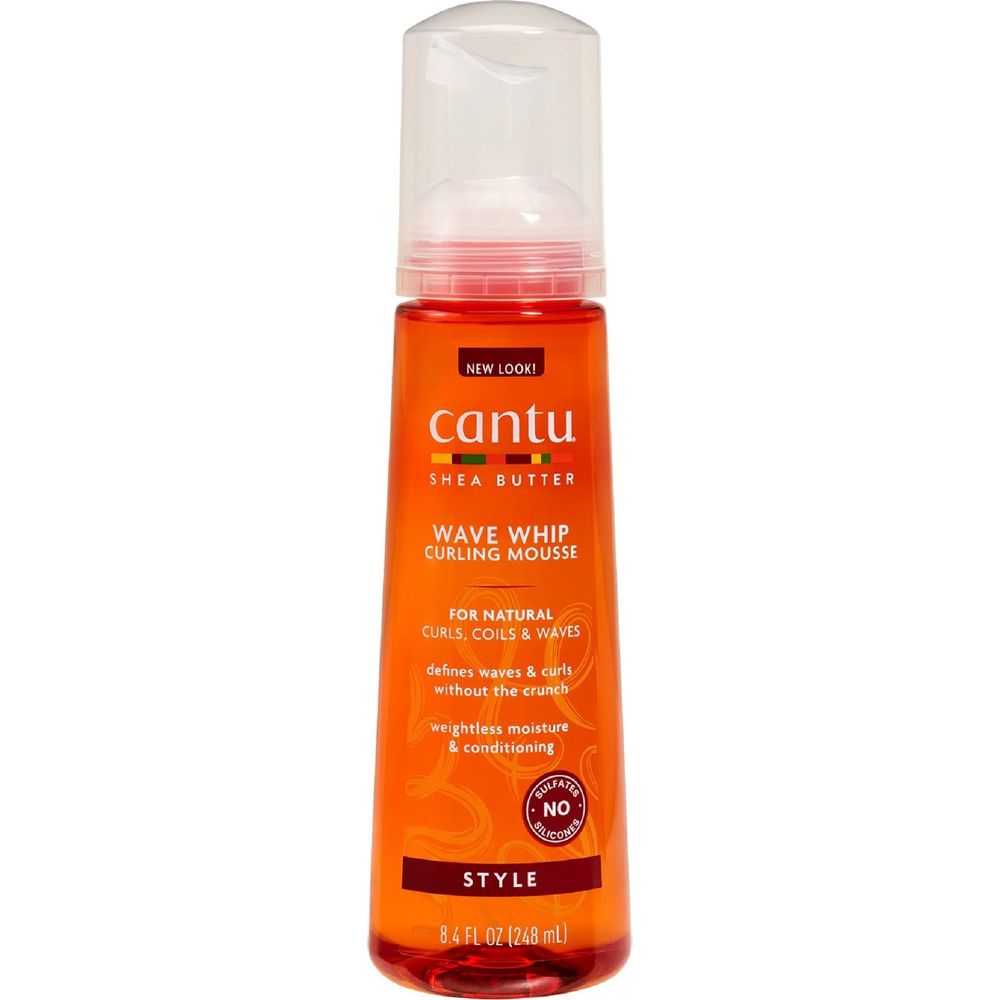 Cantu Shea Butter Wave Whip Curling Mousse 8.4oz - Beauty Exchange Beauty Supply