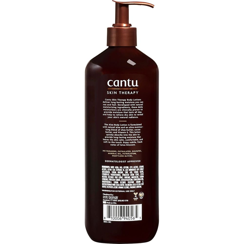 Cantu Skin Therapy Soothing Aloe Vera Body Lotion 16oz - Beauty Exchange Beauty Supply