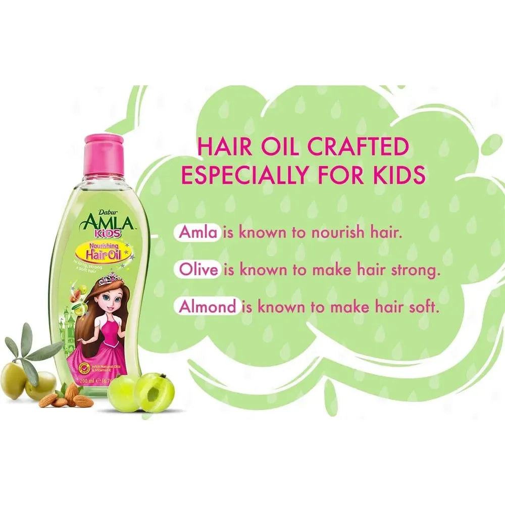Dabur Amla Kids Hair Oil 200ml - Beauty Exchange Beauty Supply