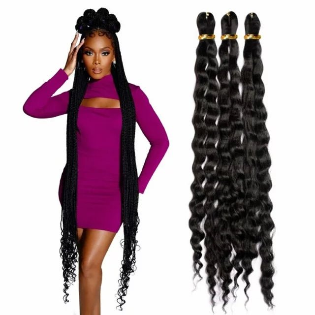 Darling Bohemian Braid Hair Extensions Pre-Stretched 3X Pack 52" - Beauty Exchange Beauty Supply