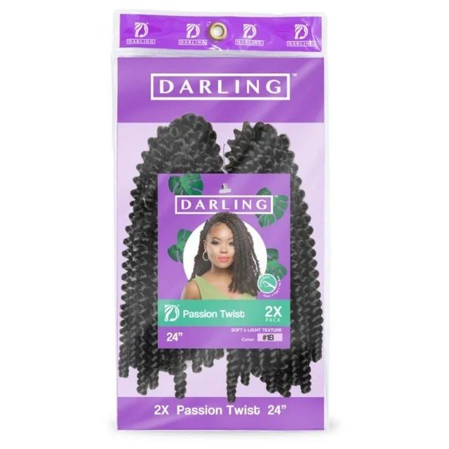 Darling Passion Twist Crochet Hair Extensions 2X Pack - Beauty Exchange Beauty Supply