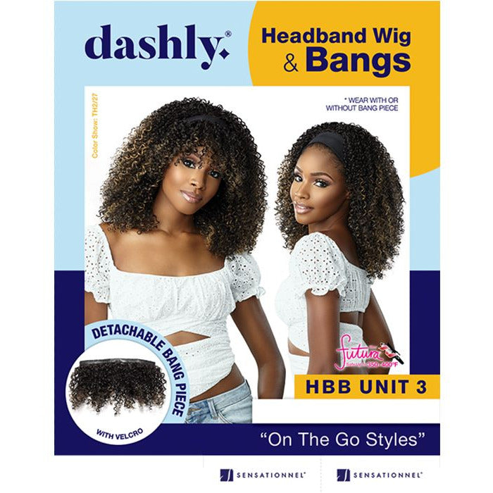 Sensationnel Dashly Synthetic Headband Wig & Bang - Unit 3