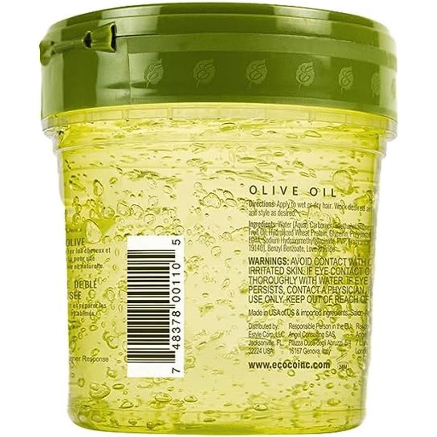 Eco Style Professional Styling Gel - Olive Oil - Beauty Exchange Beauty Supply